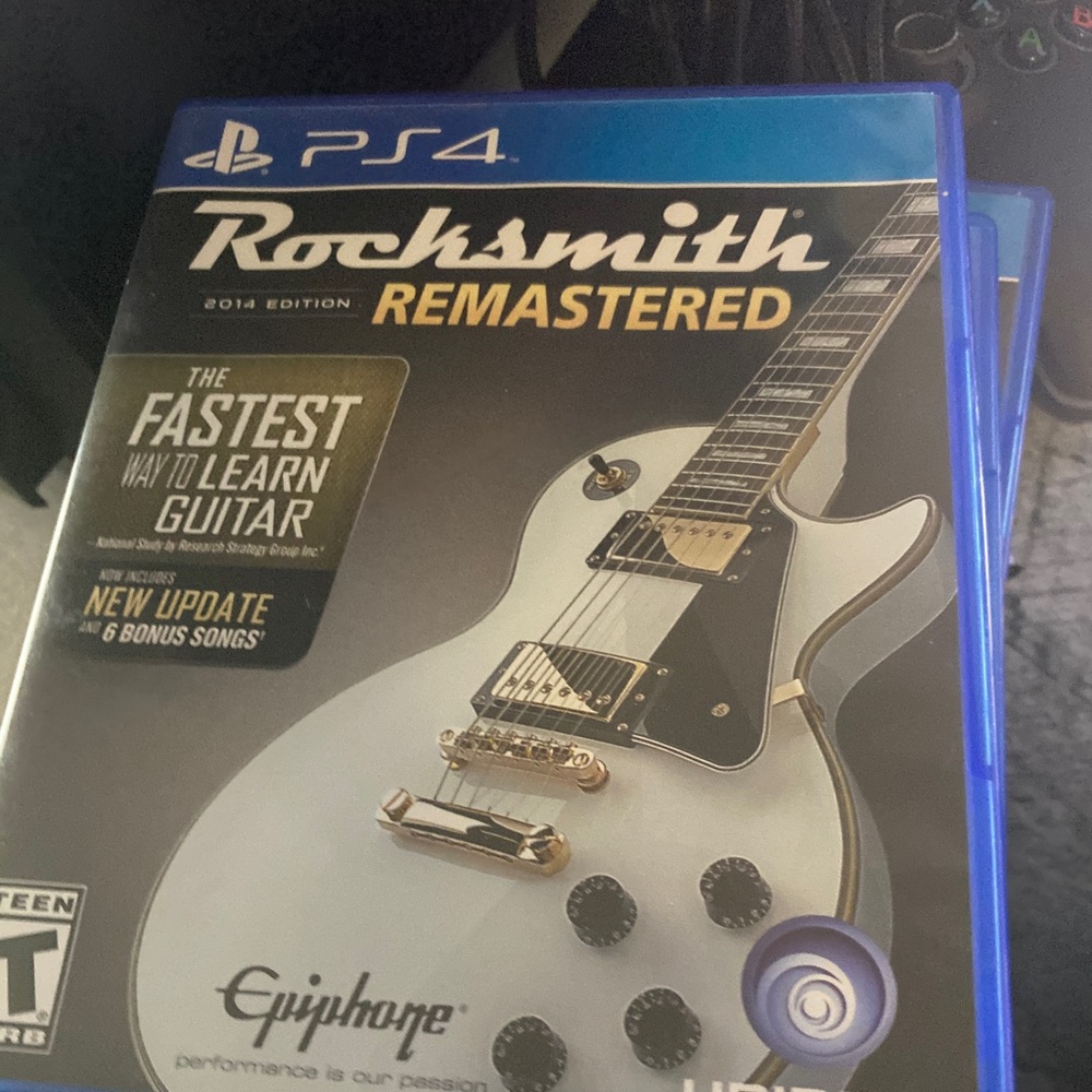 Rocksmith 2014 Edition Remastered - PlayStation 4 Standard Edition. No cord.